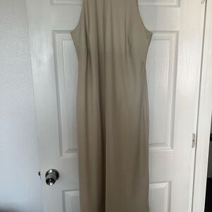 A New Day Tan Midi Dress